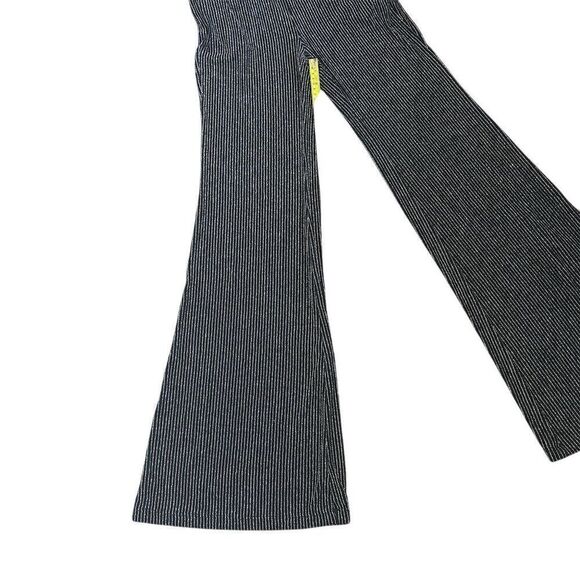 Halara Women's Striped Wide-Leg Pants Black & White Size S - Picture 4 of 8